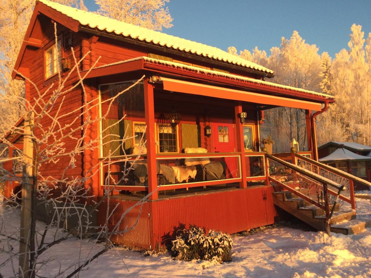 Mysigt Boende I Raettvik Med Utsikt Oever Siljan Buitenkant foto