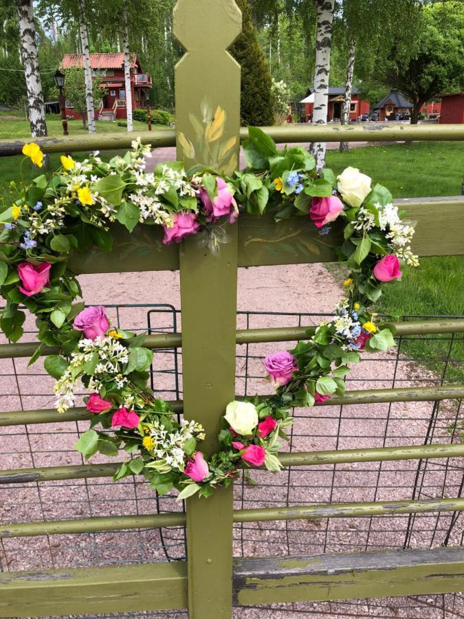 Mysigt Boende I Raettvik Med Utsikt Oever Siljan Buitenkant foto