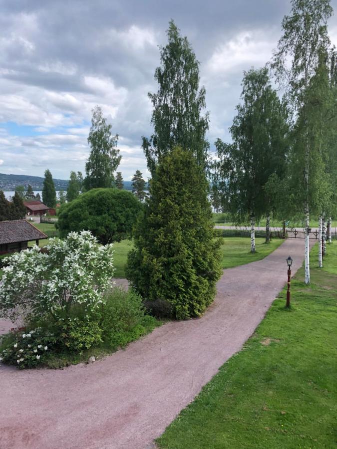 Mysigt Boende I Raettvik Med Utsikt Oever Siljan Buitenkant foto