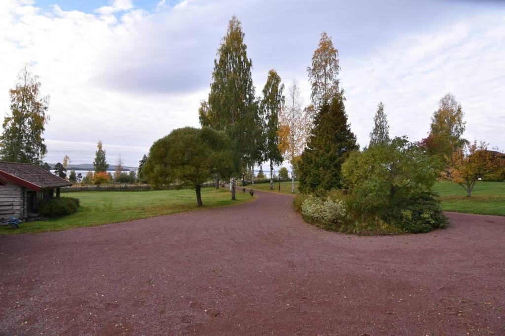 Mysigt Boende I Raettvik Med Utsikt Oever Siljan Buitenkant foto