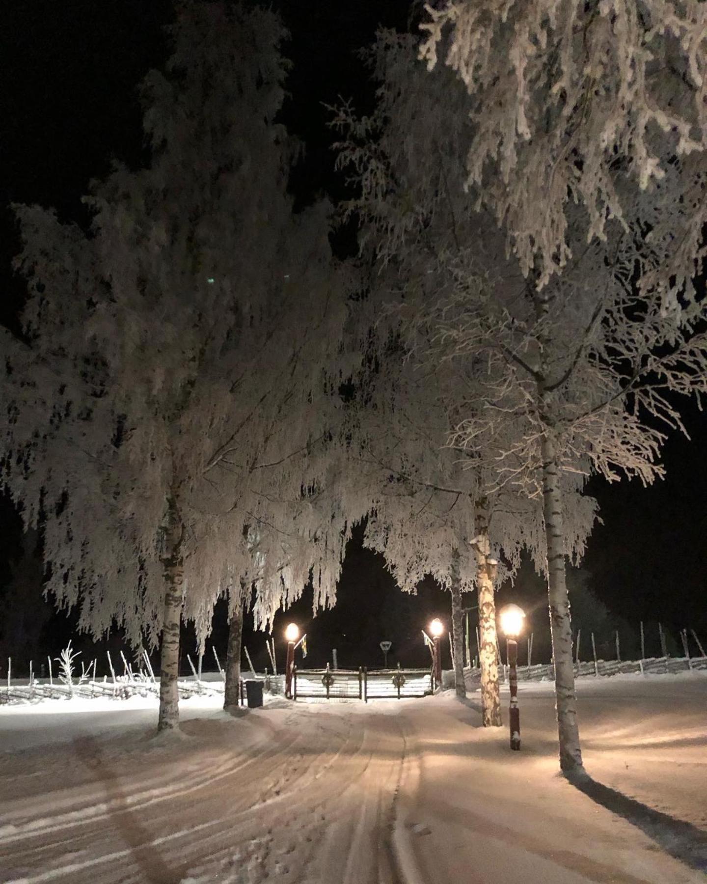 Mysigt Boende I Raettvik Med Utsikt Oever Siljan Buitenkant foto