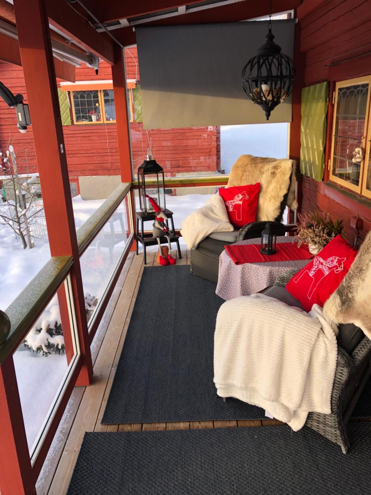 Mysigt Boende I Raettvik Med Utsikt Oever Siljan Buitenkant foto